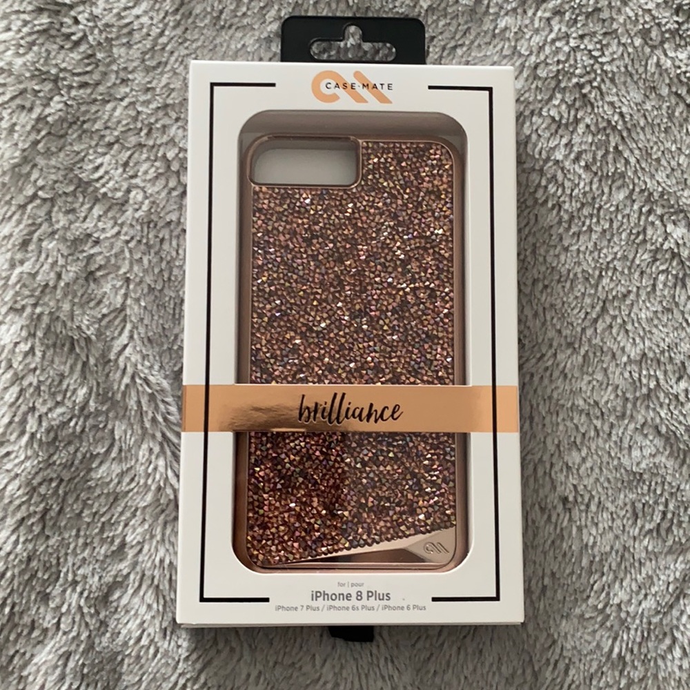 Case-Mate Brilliance Rose Gold iPhone 8 Plus Case